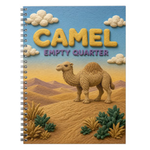 Camel Empty Quarter Modern KlayKoo Notebook