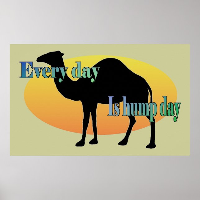 Camel - Every Day is Hump Day Poster (Front)