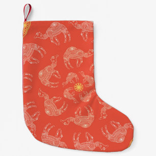 Camel Frame: Vintage Desert Map Small Christmas Stocking
