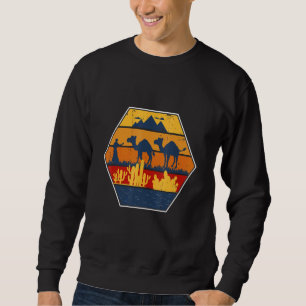 Camel Hump Day Humor Animals Work Job Week Clerk Sweatshirt