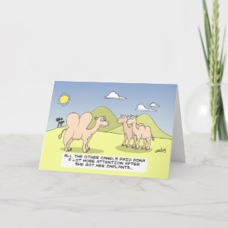 Camel Implants - Birthday Card