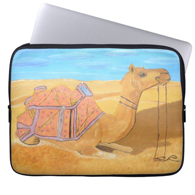 Camel Laptop Sleeve  (Front)
