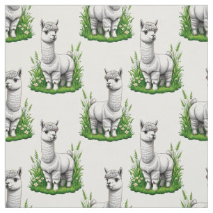 Camel llama Alpaca Pattern Design  Fabric