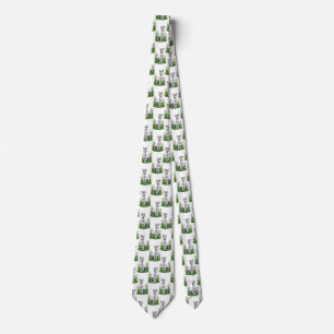 Camel llama Alpaca Pattern Design Tie