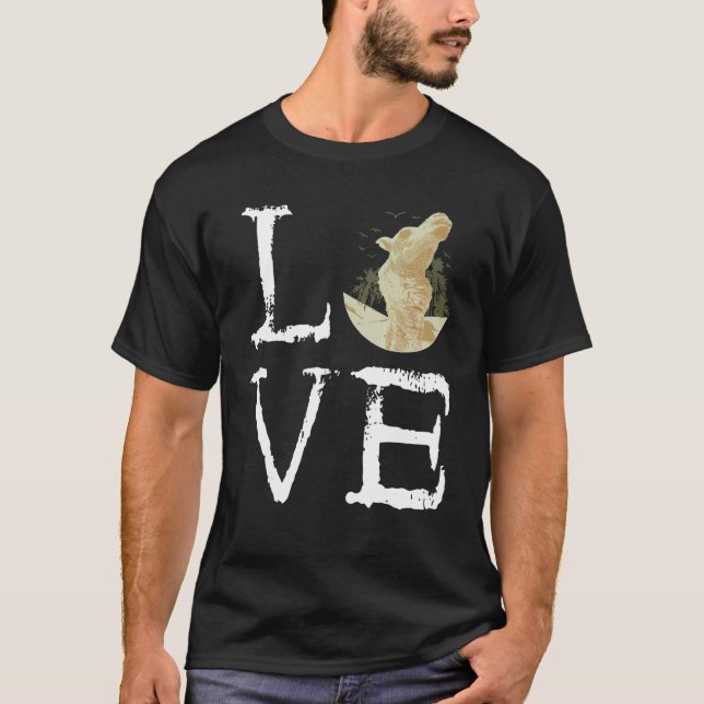 Camel Love Creepy Palm Arabian Desert Animal Camel T-Shirt (Front)