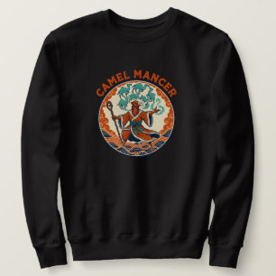 Camel Mancer Wizard Desert Fantasy Mystic Art Sweatshirt