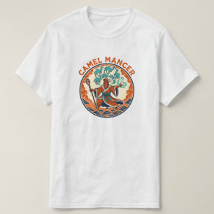 Camel Mancer Wizard Desert Fantasy Mystic Art T-Shirt