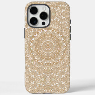 Camel Mandala Kaleidoscope Medallion Flower iPhone 16 Pro Max Case