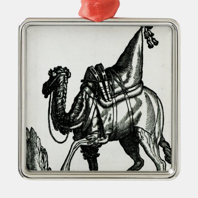 Camel Metal Tree Decoration (Front)