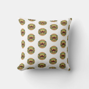 Camel Milk Delights-Tropical Camel Palm Pineapple Cushion