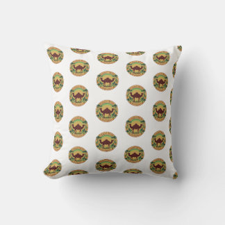 Camel Milk Delights-Tropical Camel Palm Pineapple Cushion