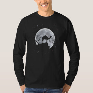 Camel Moon Silhouette Retro Vintage Camel T-Shirt