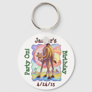 Camel Party Centre Key Ring