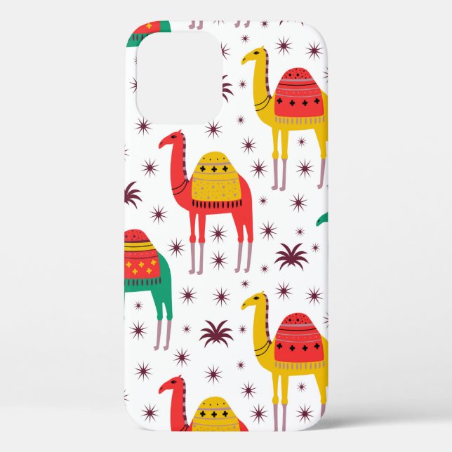 Camel pattern flat colour design Case-Mate iPhone case (Back)