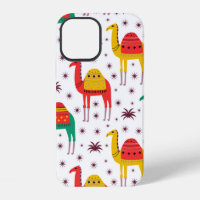 Camel pattern flat colour design