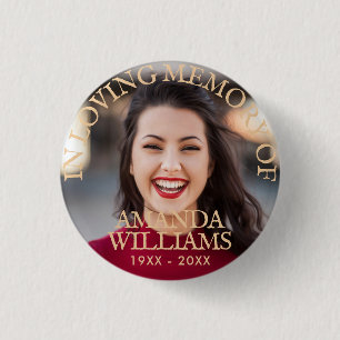 Camel Personalized Photo Memorial 3 Cm Round Badge