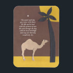Camel poem magnet<br><div class="desc">Magnet with the camel open which encourages Sobriety on it.</div>