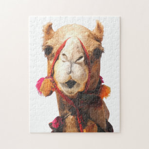 Camel Portrait Jigsaw Puzzle