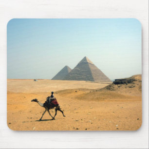 camel pyramid mouse mat