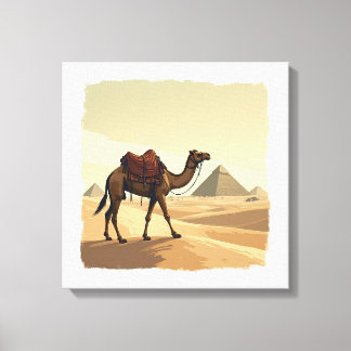 Camel & Pyramids Wall Art