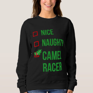 Camel Racer  Pajama Christmas Sweatshirt