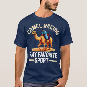 Camel Racing Animal Race Hump Camel Riding Desert  T-Shirt