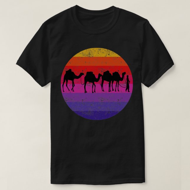 CAMEL RETRO T-Shirt (Design Front)