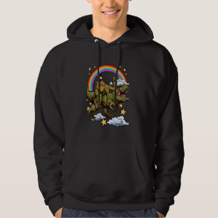 Camel Rides a Dinosaur Dino Hoodie