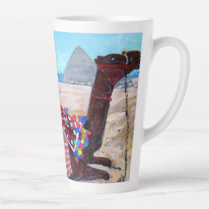Camel Rides in Giza, Latte Mug