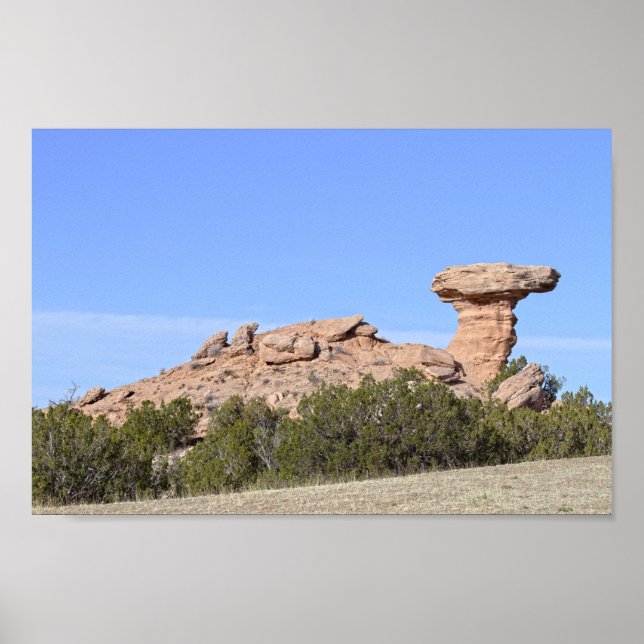 Camel Rock, New Mexico Poster (Front)