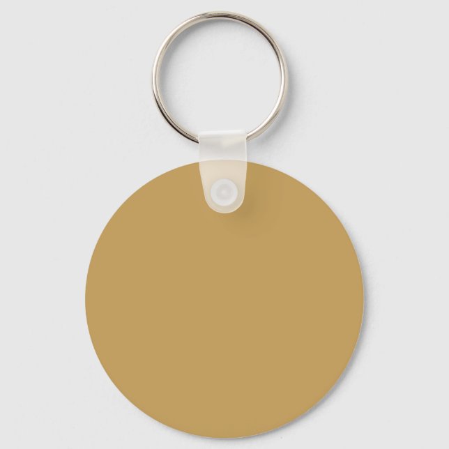 Camel-  shade of brown (solid color)  key ring (Front)