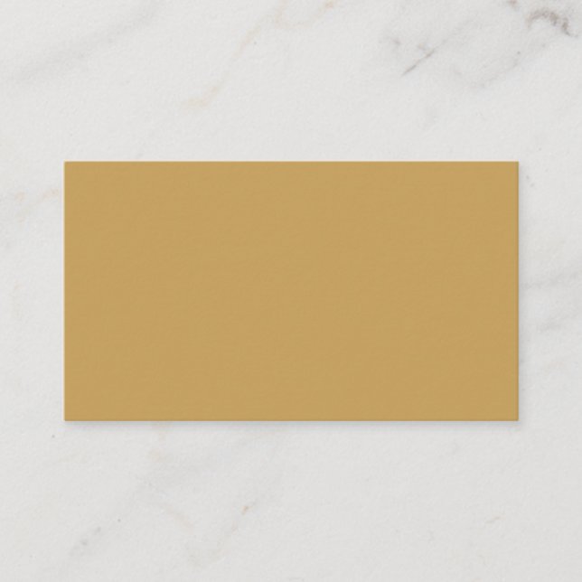 Camel-  shade of brown (solid colour)  business card (Front)