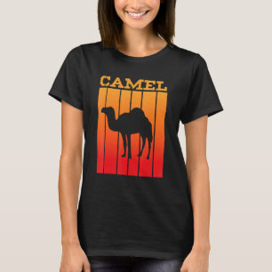 Camel Shadow Silhouette At Sunset T-Shirt