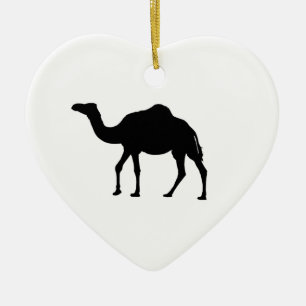 camel Silhouette Ceramic Tree Decoration