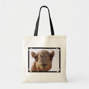 Camel Small Canvas Tote Bag