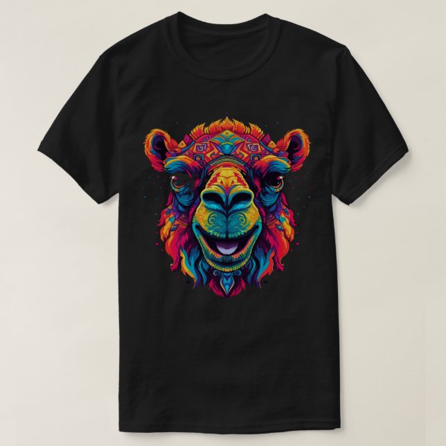 Camel Smiling T-Shirt (Design Front)