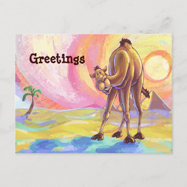 Camel Stationery Postcard (Front)