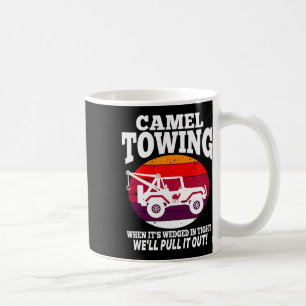 Camel Towing Fun Retro Camel Towing Fun Halloween Coffee Mug