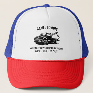 Camel Towing Funny Humor Snapback Retro Trucker Hat