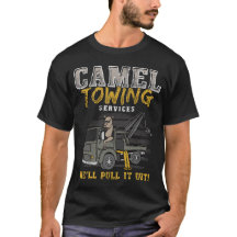 Camel Towing Funny Quotes Humour Sayings Gift