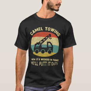 Camel Towing Retro Adult Camel T-Shirt