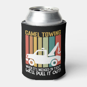 Camel Towing Retro Adult Humour Saying Halloween Can Cooler