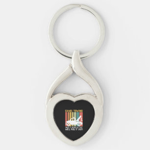 Camel Towing Retro Adult Humour Saying Halloween Key Ring