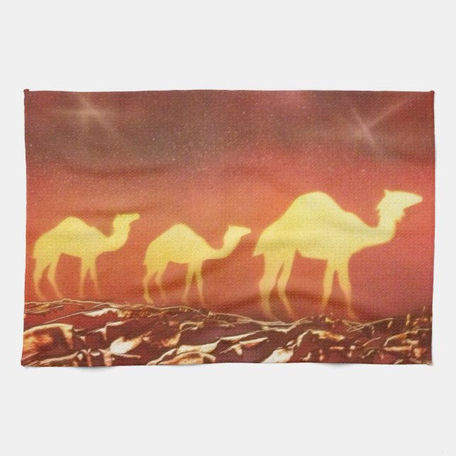 Camel Trail Tea Towel (Horizontal)