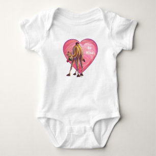 Camel Valentine's Day Baby Bodysuit