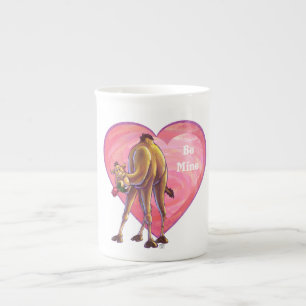 Camel Valentine's Day Bone China Mug