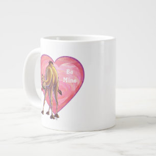 Camel Valentine's Day Large Coffee Mug