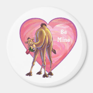 Camel Valentine's Day Magnet