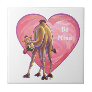Camel Valentine's Day Tile