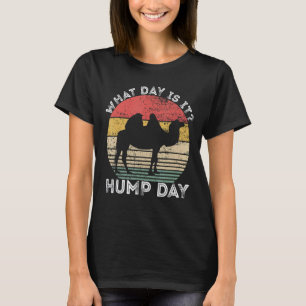 Camel Vintage Retro What Day Is It  Hump Day Camel T-Shirt